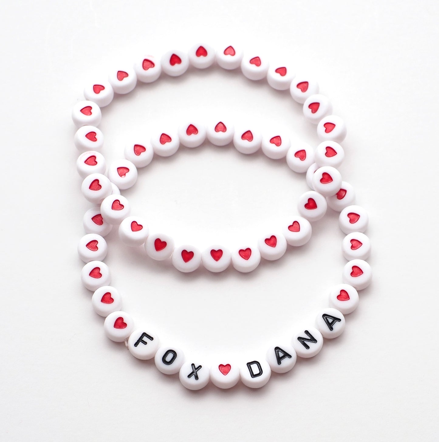 Personalized Heart Stretch Bracelet