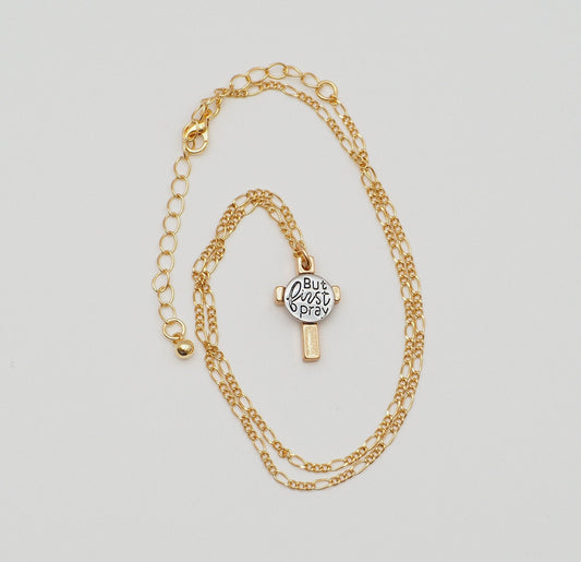 First Pray Pendant Necklace